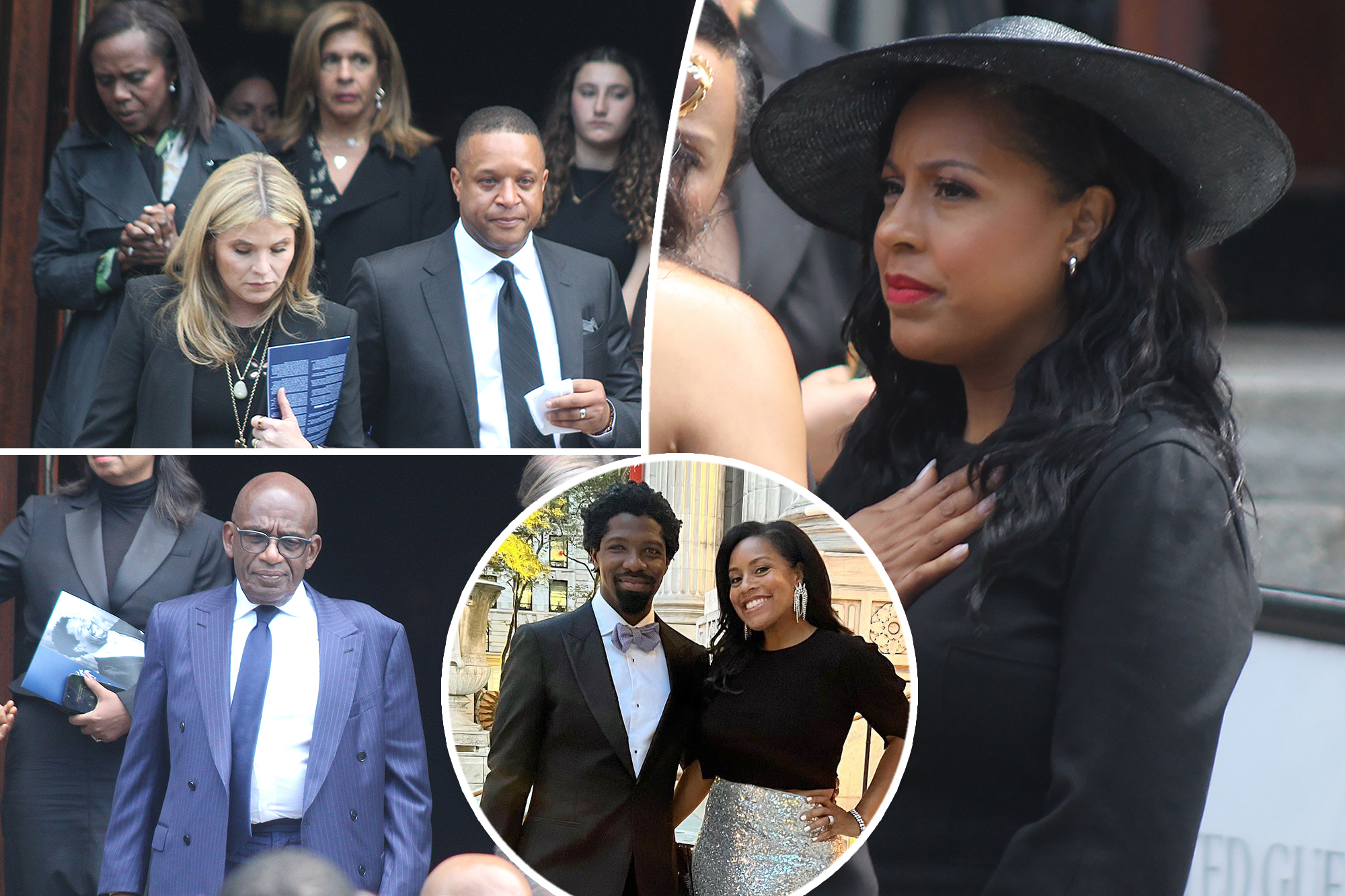 The "Today" co-hosts didn’t just attend Sheinelle Jones’ husband’s