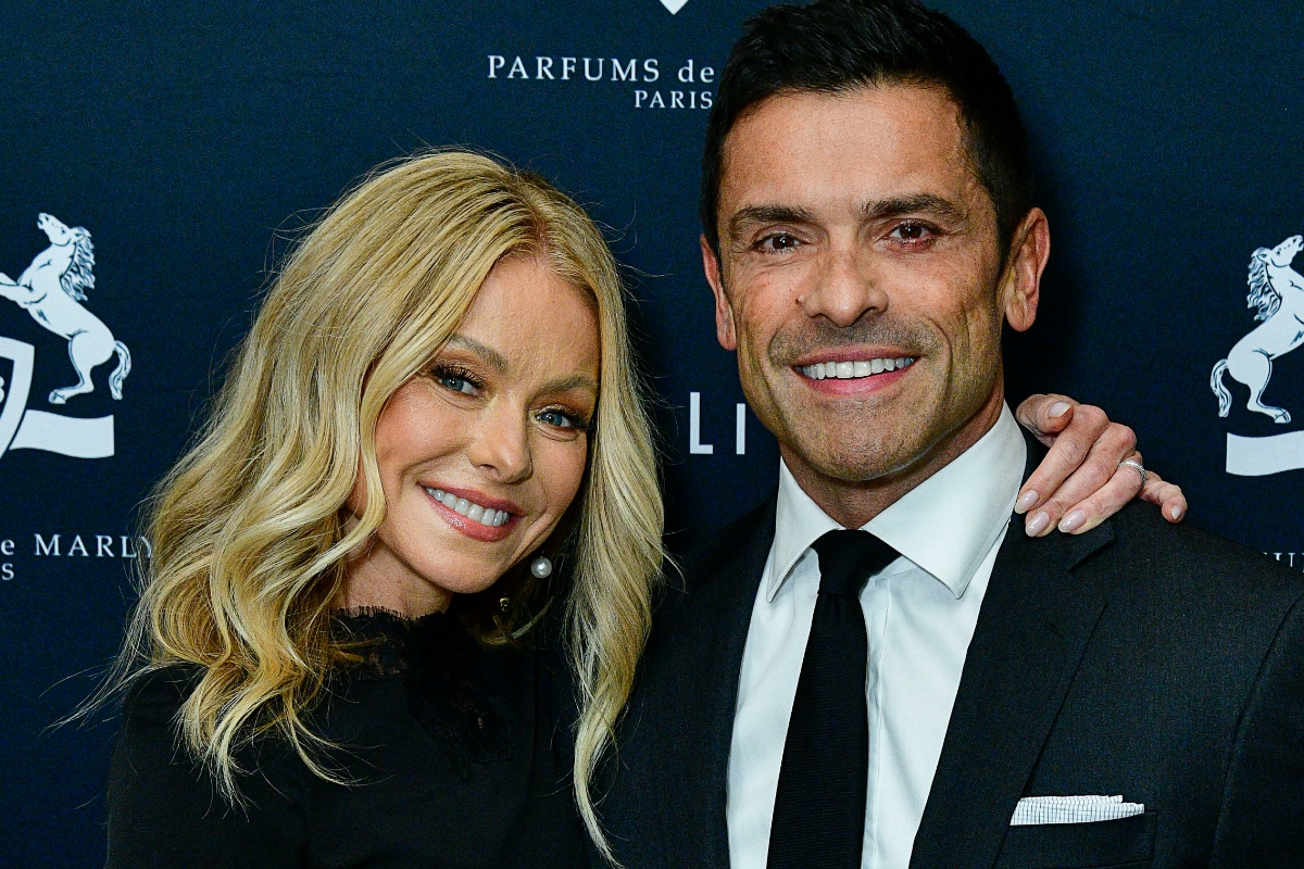 Kelly Ripa surprises her husband Mark Consuelos by telling him what she