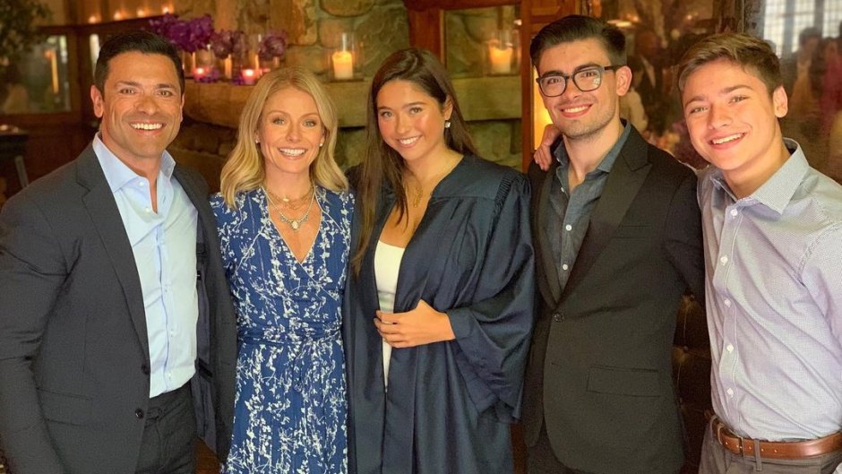 Kelly Ripa and Mark Consuelos share the latest update on their three